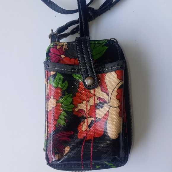 Sakeroots Crossbody wallet and wristlet - Picture 2 of 7